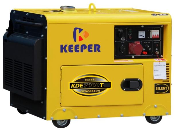 Keeper Diesel Generator Silenced Type 3Phase